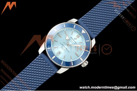 Breitling - Superocean Heritage B20 Automatic 42mm SS/RU Ice Blue BLF A2824 | 브라이틀링 - 슈퍼오션 헤리티지 B20 오토매틱 42mm SS/RU 아이스 블루 BLF A2824