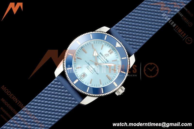 Breitling - Superocean Heritage B20 Automatic 42mm SS/RU Ice Blue BLF A2824 | 브라이틀링 - 슈퍼오션 헤리티지 B20 오토매틱 42mm SS/RU 아이스 블루 BLF A2824