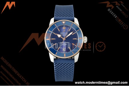 Breitling - Superocean Heritage B20 Automatic 42mm SS/RG/RU Blue BLF A2824 | 브라이틀링 - 슈퍼오션 헤리티지 B20 오토매틱 42mm SS/RG/RU 블루 BLF A2824