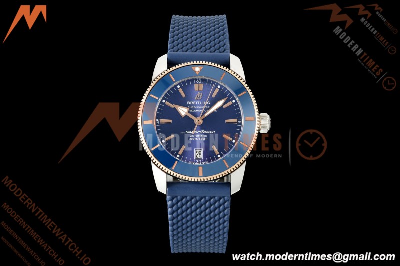 Breitling - Superocean Heritage B20 Automatic 42mm SS/RG/RU Blue BLF A2824