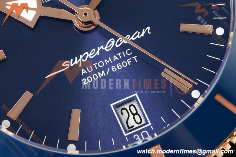 Breitling - Superocean Heritage B20 Automatic 42mm SS/RG/RU Blue BLF A2824