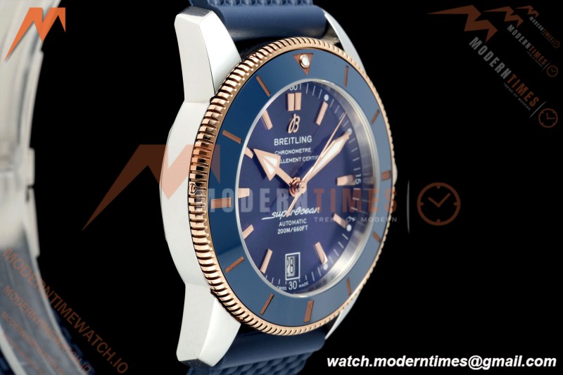 Breitling - Superocean Heritage B20 Automatic 42mm SS/RG/RU Blue BLF A2824