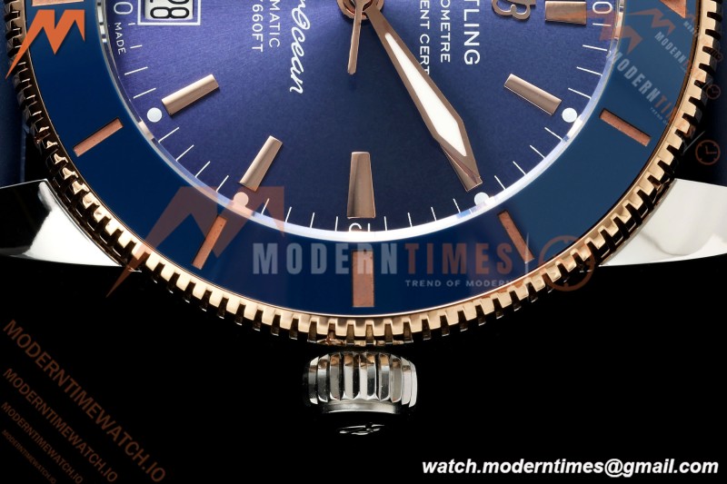 Breitling - Superocean Heritage B20 Automatic 42mm SS/RG/RU Blue BLF A2824