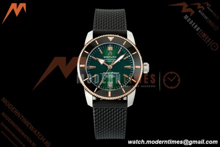 Breitling - Superocean Heritage B20 Automatic 42mm SS/RG/RU Green BLF A2824 | 브라이틀링 - 슈퍼오션 헤리티지 B20 오토매틱 42mm SS/RG/RU 그린 BLF A2824