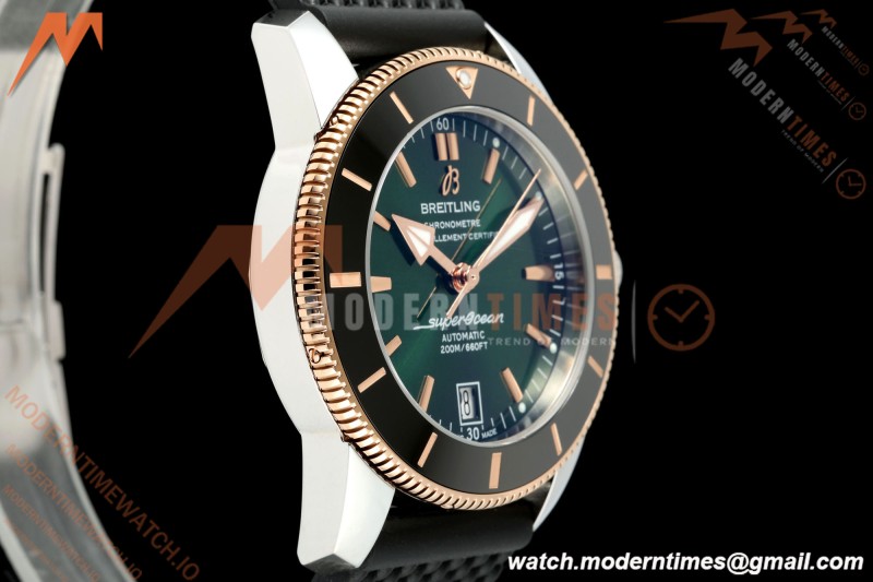 Breitling - Superocean Heritage B20 Automatic 42mm SS/RG/RU Green BLF A2824