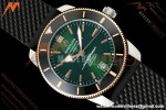 Breitling - Superocean Heritage B20 Automatic 42mm SS/RG/RU Green BLF A2824