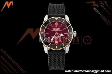 Breitling - Superocean Heritage B20 Automatic 42mm SS/RG/RU Red BLF A2824 | 브라이틀링 - 슈퍼오션 헤리티지 B20 오토매틱 42mm SS/RG/RU 레드 BLF A2824