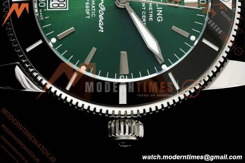 Breitling - Superocean Heritage B20 Automatic 42mm SS/RU Green BLF A2824