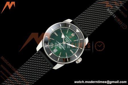 Breitling - Superocean Heritage B20 Automatic 42mm SS/RU Green BLF A2824 | 브라이틀링 - 슈퍼오션 헤리티지 B20 오토매틱 42mm SS/RU 그린 BLF A2824