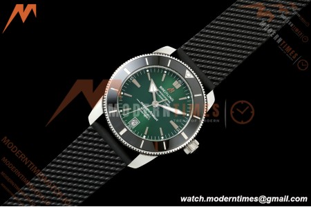 Breitling - Superocean Heritage B20 Automatic 42mm SS/RU Green BLF A2824 | 브라이틀링 - 슈퍼오션 헤리티지 B20 오토매틱 42mm SS/RU 그린 BLF A2824