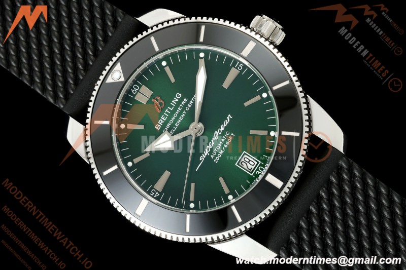 Breitling - Superocean Heritage B20 Automatic 42mm SS/RU Green BLF A2824