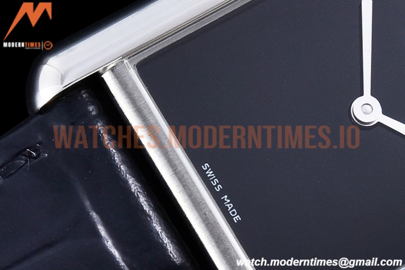 Cartier - Cartier Tank Must SS/LE Black Swiss Qtz DRF