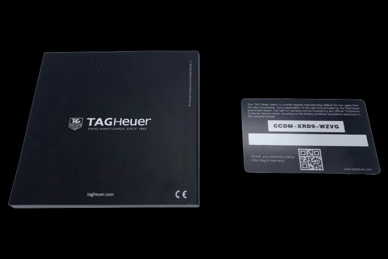 Tag Heuer - Black Leather Watch Box Set Top 1:1 Quality Full Set of Booklet and Card