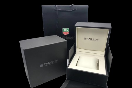 Tag Heuer - Black Leather Watch Box Set Top 1:1 Quality Full Set of Booklet and Card