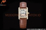 Cartier - Cartier Tank Louis Cartier Ladies YG/LE Silver AF Swiss Qtz