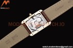 Cartier - Cartier Tank Louis Cartier Ladies YG/LE Silver AF Swiss Qtz