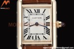 Cartier - Cartier Tank Louis Cartier Ladies YG/LE Silver AF Swiss Qtz