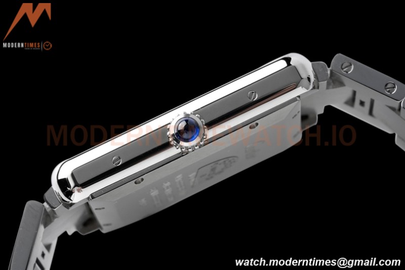 Cartier - Cartier Tank Solo XL Automatic SS/SS White AF A2892