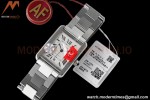 Cartier - Cartier Tank Solo XL Automatic SS/SS White AF A2892