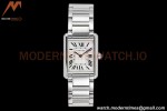 Cartier - Tank Must De Cartier 316F SS/SS White AF Swiss Quartz