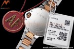 Cartier - Ballon Bleu De Cartier 33mm Automatic SS/RG Pink Mop AF NH05