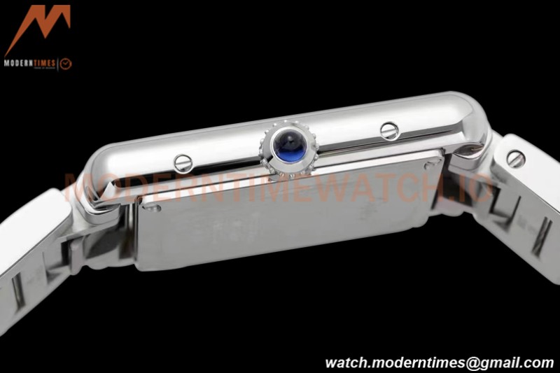 Cartier - Tank Must De Cartier 316F SS/SS White AF Swiss Quartz