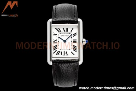 Cartier - Cartier Tank Must Cartier Medium SS/LE White AF Swiss Qtz