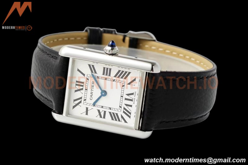 Cartier - Cartier Tank Must Cartier Medium SS/LE White AF Swiss Qtz
