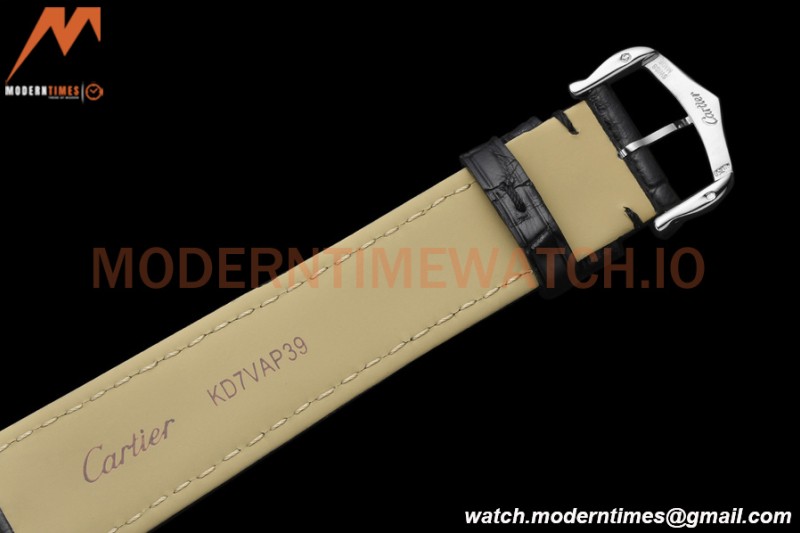 Cartier - Tank Must De Cartier Medium SS/LE Black DRF Swiss Qtz