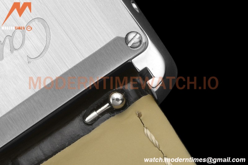 Cartier - Tank Must De Cartier Medium SS/LE Black DRF Swiss Qtz