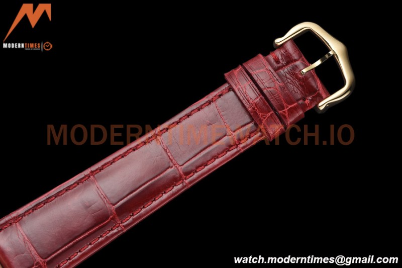 Cartier - Tank Must De Cartier Medium YG/LE Red DRF Swiss Qtz