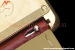 Cartier - Tank Must De Cartier Medium YG/LE Red DRF Swiss Qtz