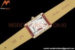 Cartier - Tank Must De Cartier Medium YG/LE Red DRF Swiss Qtz
