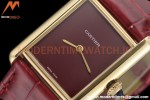 Cartier - Tank Must De Cartier Medium YG/LE Red DRF Swiss Qtz