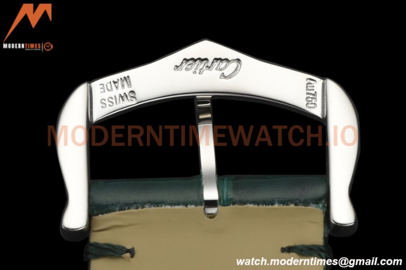 Cartier - Tank Must De Cartier Medium SS/LE Green DRF Swiss Qtz
