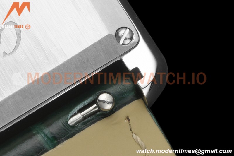 Cartier - Tank Must De Cartier Medium SS/LE Green DRF Swiss Qtz