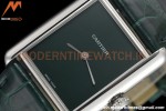 Cartier - Tank Must De Cartier Medium SS/LE Green DRF Swiss Qtz
