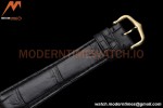 Cartier - Tank Must De Cartier Medium YG/LE Black DRF Swiss Qtz