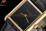 Cartier - Tank Must De Cartier Medium YG/LE Black DRF Swiss Qtz