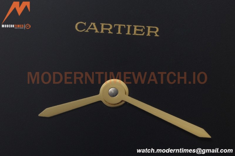 Cartier - Tank Must De Cartier Medium YG/LE Black DRF Swiss Qtz