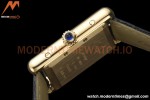 Cartier - Tank Must De Cartier Medium YG/LE Black DRF Swiss Qtz