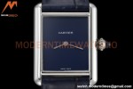 Cartier - Tank Must De Cartier Medium SS/LE Blue DRF Swiss Qtz