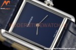 Cartier - Tank Must De Cartier Medium SS/LE Blue DRF Swiss Qtz