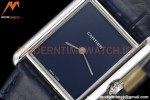 Cartier - Tank Must De Cartier Medium SS/LE Blue DRF Swiss Qtz