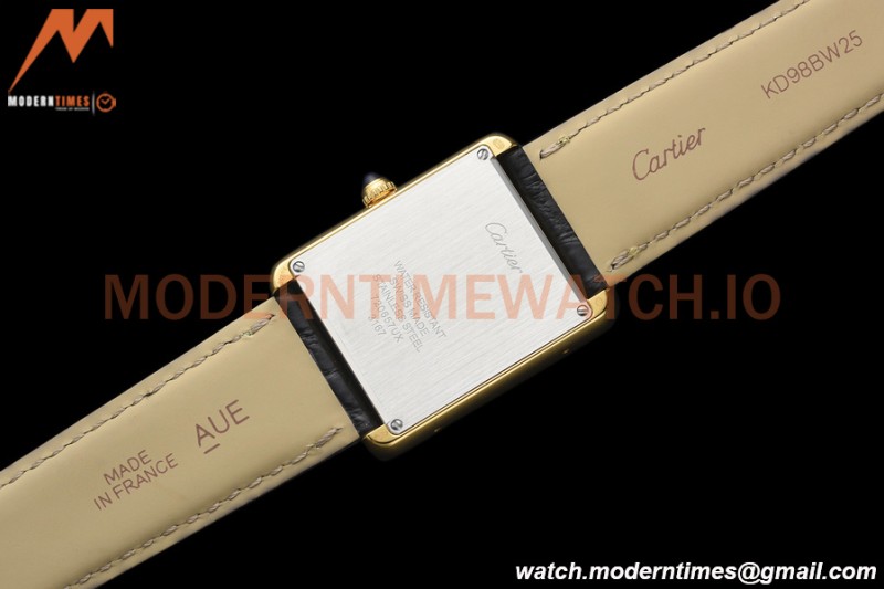 Cartier - Tank Solo Large Size 27mm YG/LE White AF Swiss Qtz
