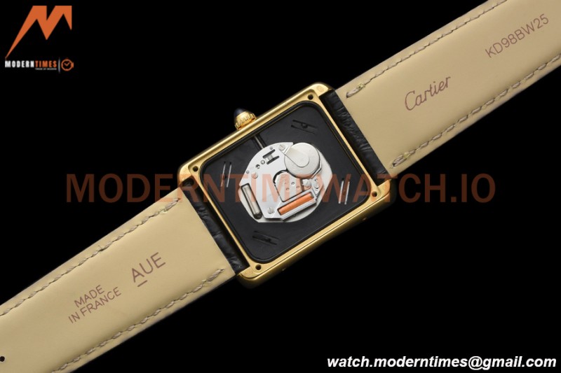 Cartier - Tank Solo Large Size 27mm YG/LE White AF Swiss Qtz