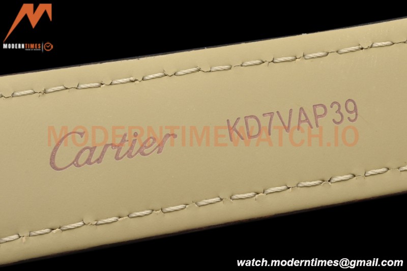 Cartier - Tank Solo Midsize 24.4mm RG/LE White DRF Swiss Qtz