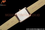 Cartier - Tank Solo Midsize 24.4mm RG/LE White DRF Swiss Qtz