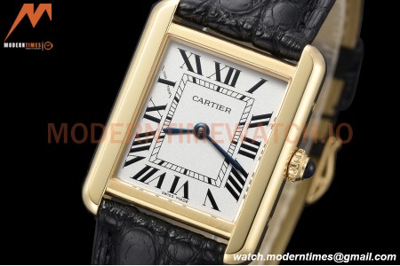 Cartier - Tank Solo Midsize 24.4mm YG/LE White DRF Swiss Qtz
