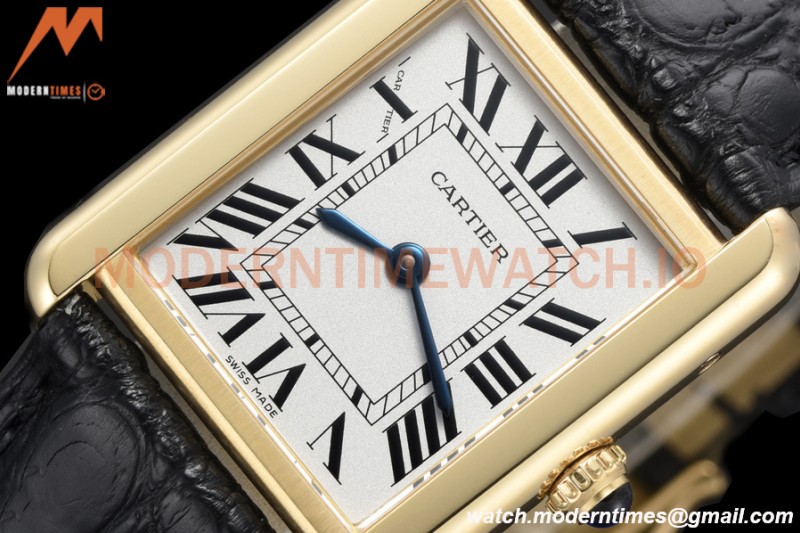 Cartier - Tank Solo Midsize 24.4mm YG/LE White DRF Swiss Qtz